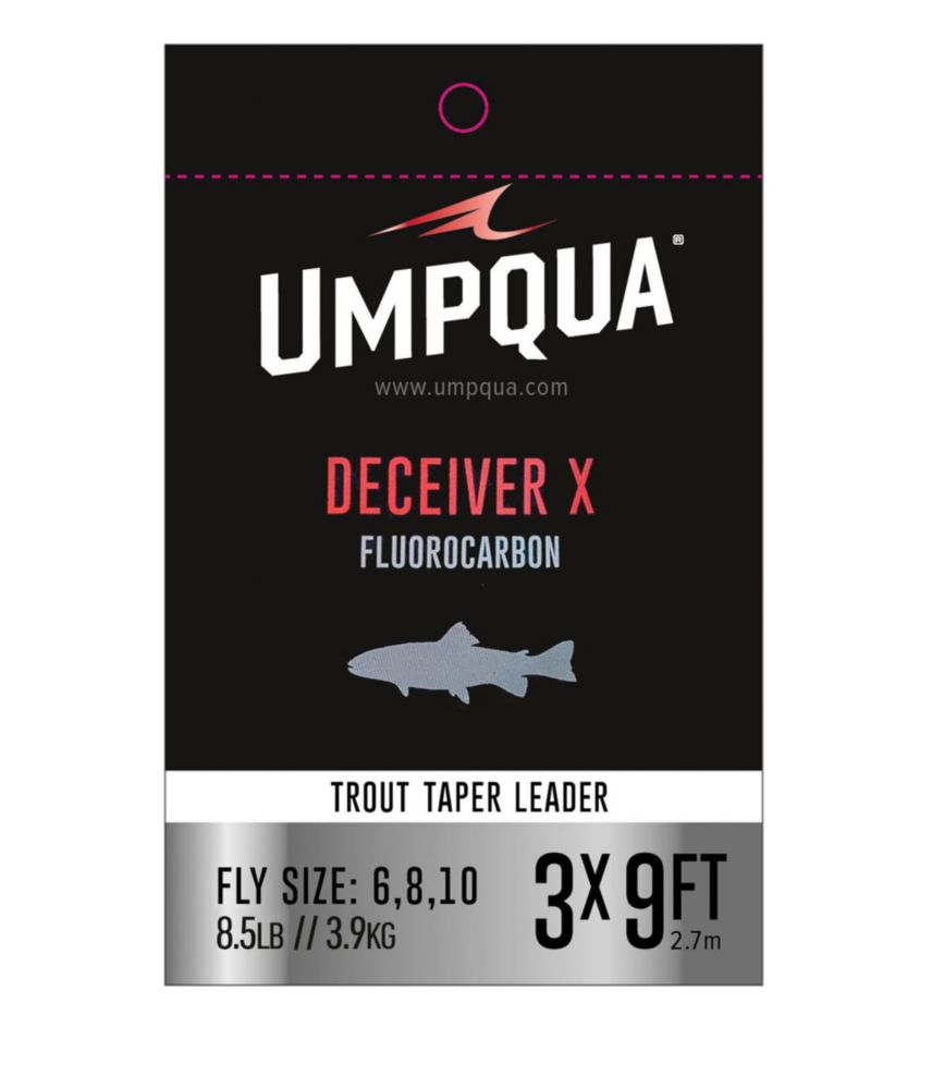 Umpqua Deceiver X Fluorocarbon Leaders, 9' - US 4682