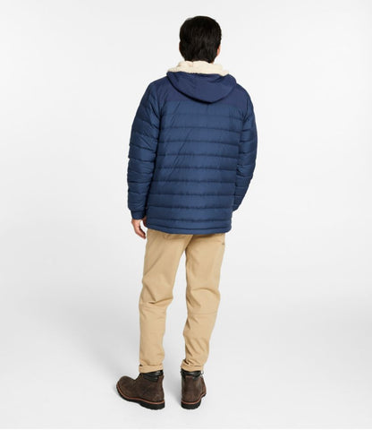 Men's Mountain Classic Down Hooded Jacket, Sherpa-Lined - US 0269