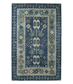 Double Border Wool Hooked Rug - US 3197