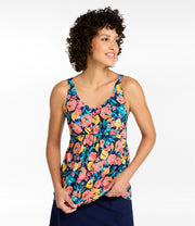 Darkest Navy Painted Floral