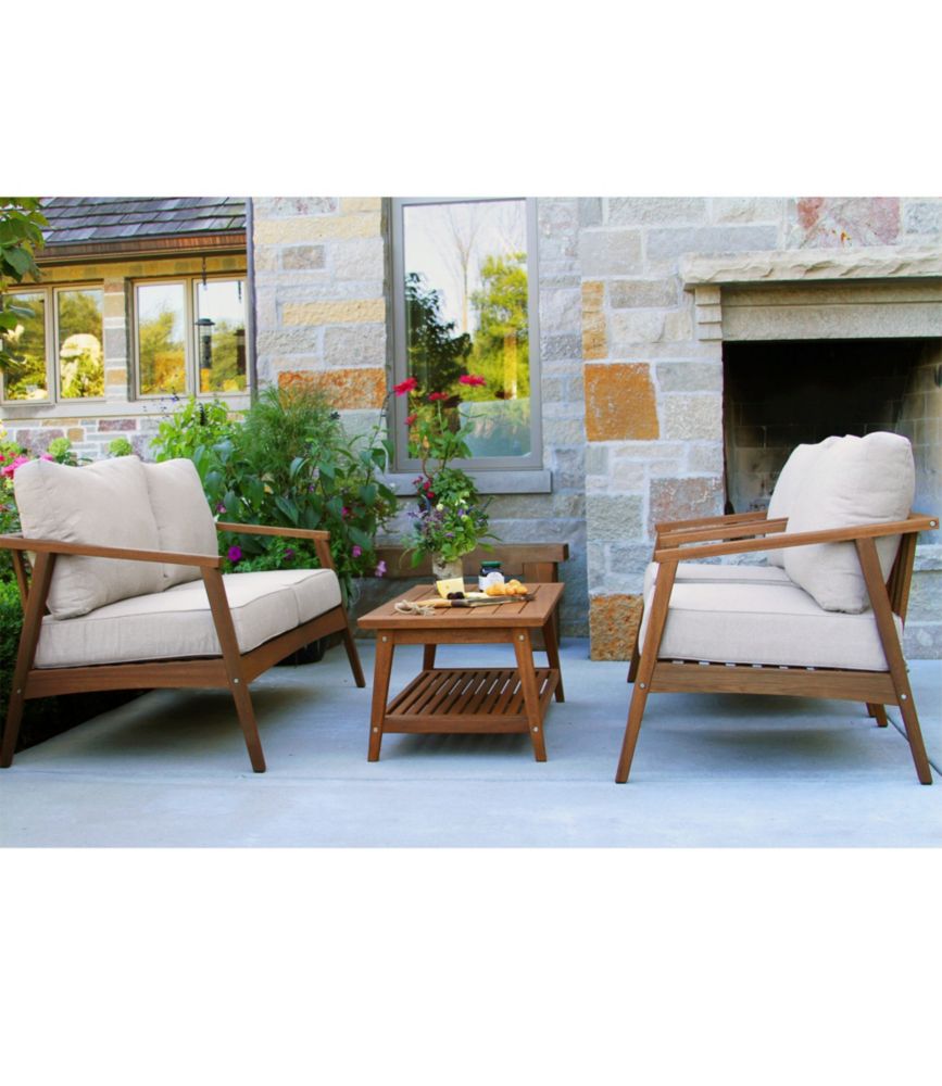 Eucalyptus 4-Piece Patio Set - US 0787