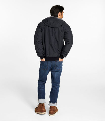 Men's Insulated 3-Season Bomber Hooded Jacket - US 0000