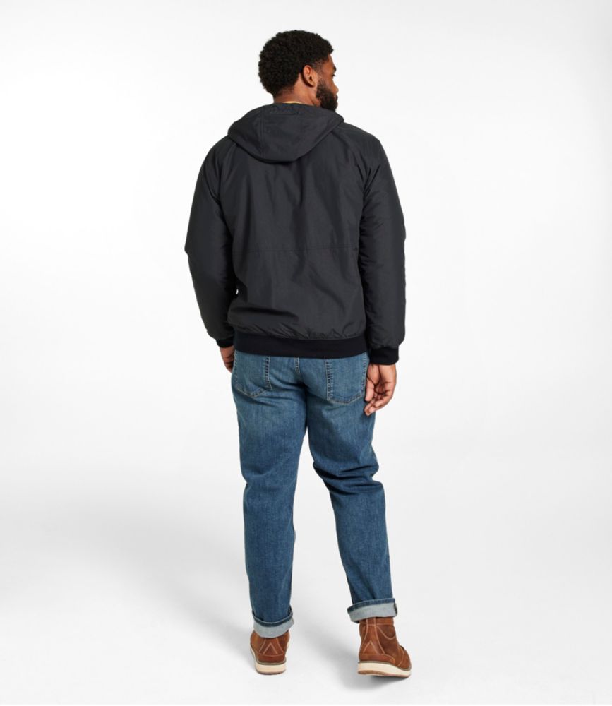 Men's Insulated 3-Season Bomber Hooded Jacket - US 0000