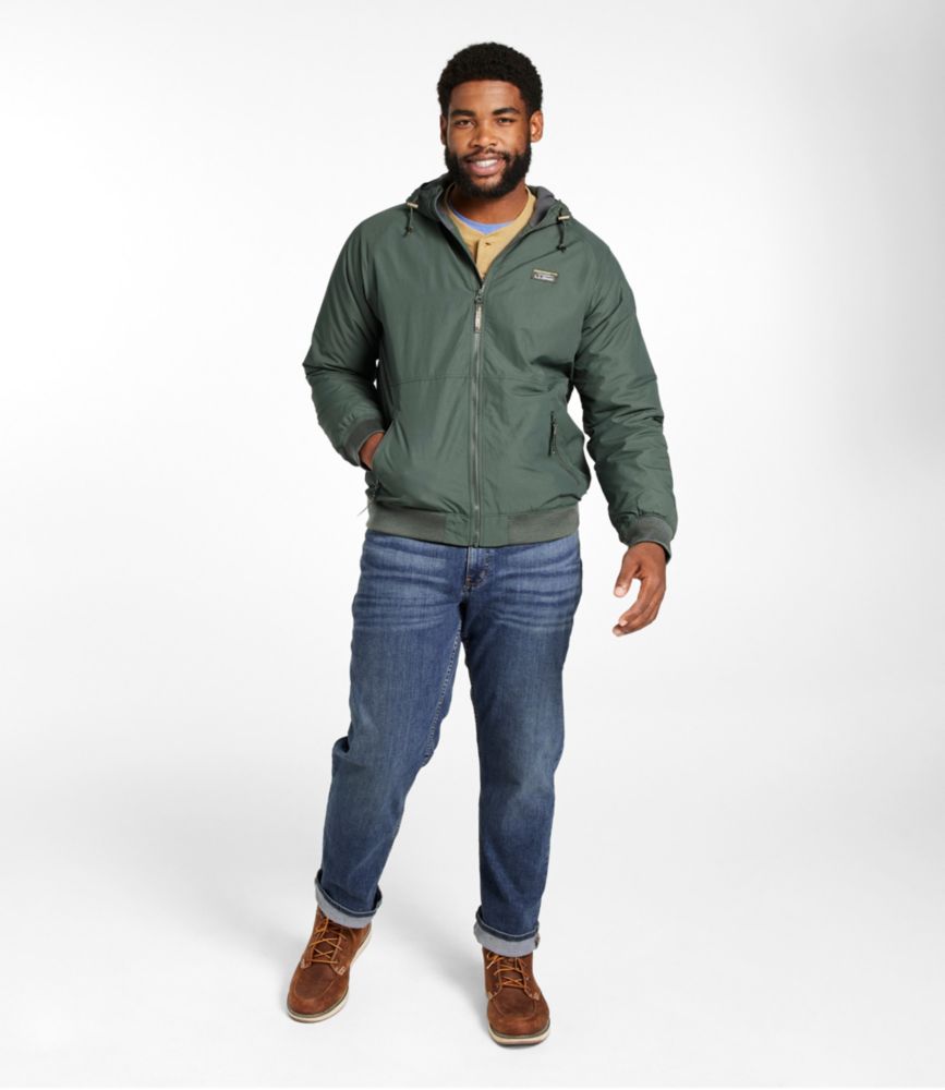 Men's Insulated 3-Season Bomber Hooded Jacket - US 0569