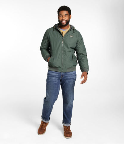 Men's Insulated 3-Season Bomber Hooded Jacket - US 0569
