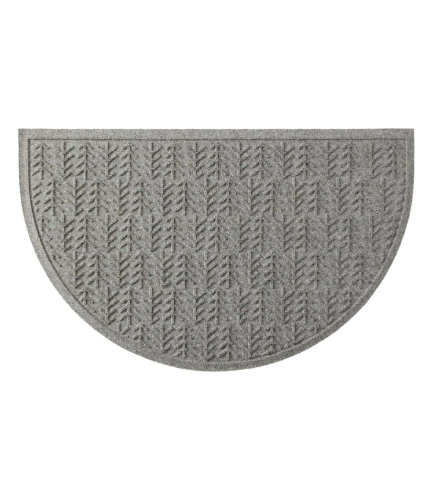 Everyspace Recycled Waterhog Doormat, Half Round, Trees - US 5151