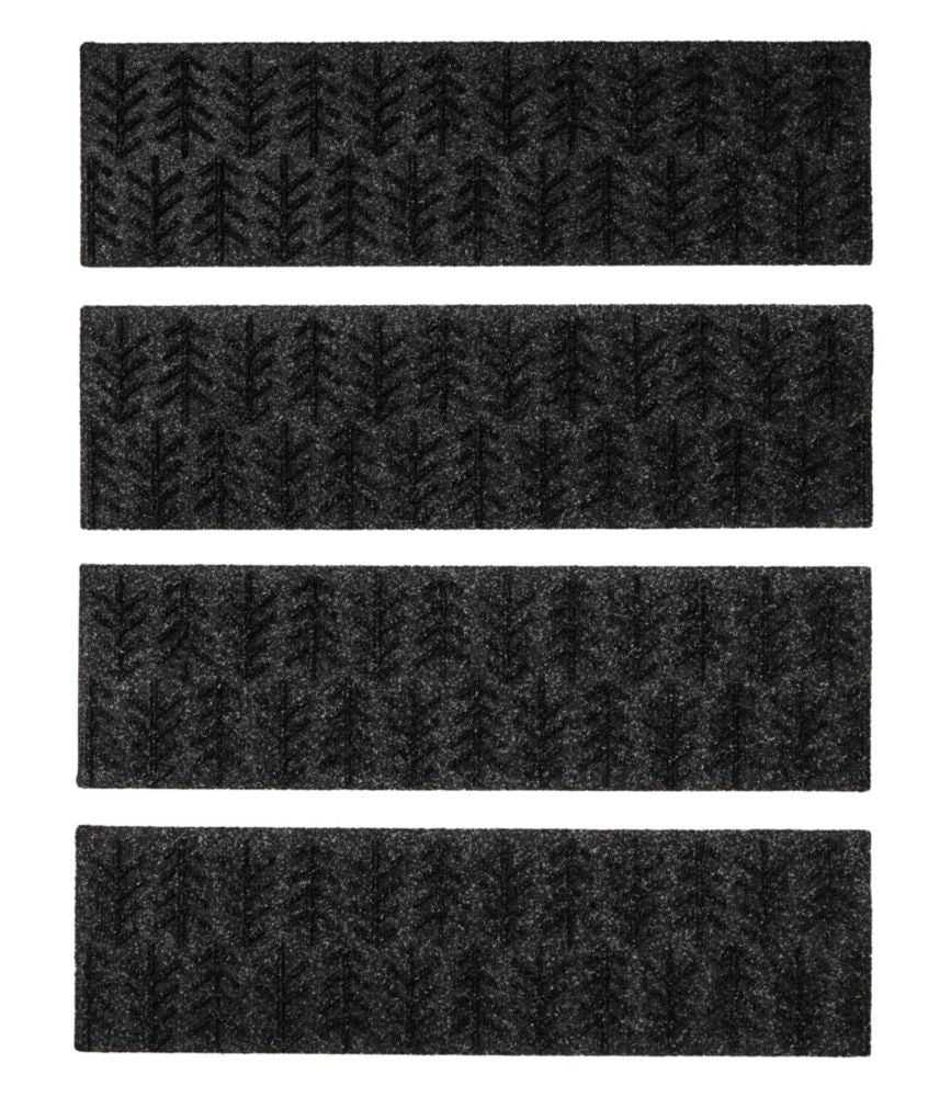 Everyspace Recycled Waterhog Mat, Stair Treads, Set of Four, Trees - US 3829