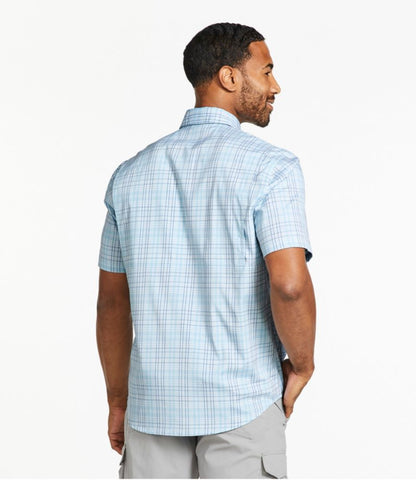 Men's Tropicwear Shirt, Plaid Short-Sleeve - US 7717