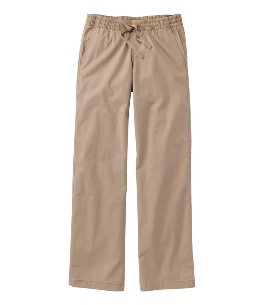 Lakewashed Pull-on Chinos, Mid-Rise Wide-Leg - US 1314