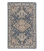 Diamond Floral Wool Tufted Rug - US 8737