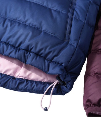 Women's Bean's Down Jacket, Colorblock - US 3470