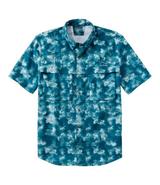Men's Tropicwear Shirt, Short-Sleeve Print - US 9075