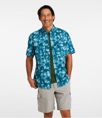 Men's Tropicwear Shirt, Short-Sleeve Print - US 9075