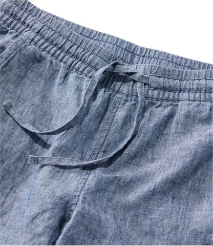 Women's Premium Linen Pull-On Ankle Pants, Mid-Rise Tapered-Leg - US 1052