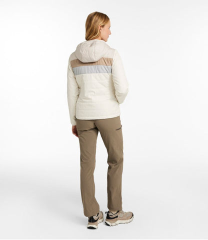 Women's Mountain Classic Puffer Hooded Jacket, Colorblock - US 1072