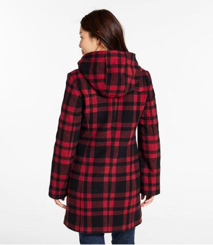 Women's Classic Lambswool Duffel Coat, Pattern - US 3683
