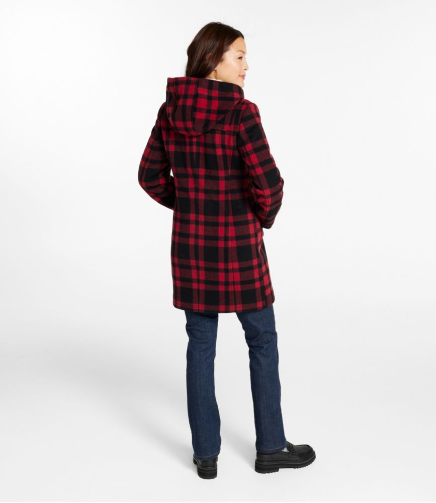 Women's Classic Lambswool Duffel Coat, Pattern - US 3683