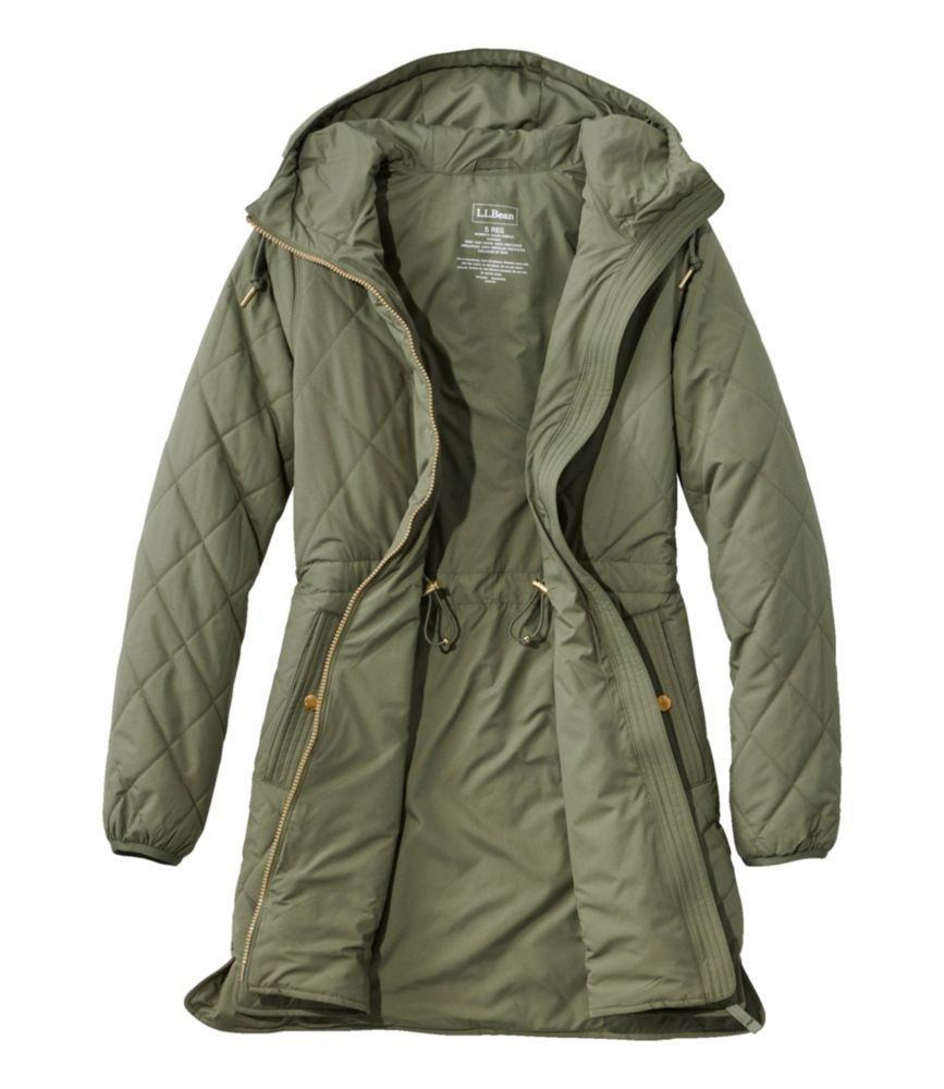 Women's Bean's Cozy Quilted Coat - US 4491