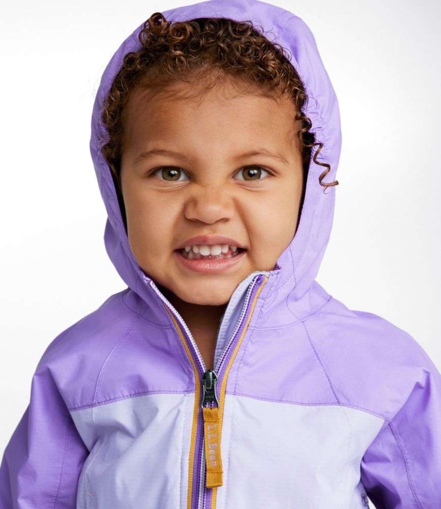Toddlers' Discovery Rain Jacket, Colorblock - US 8854