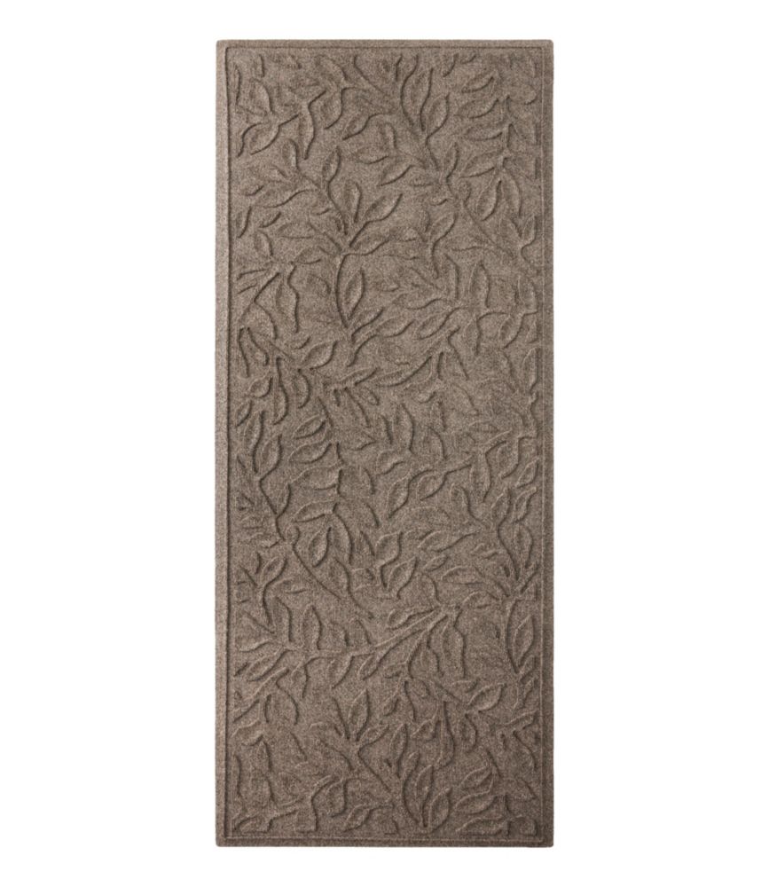 Heavyweight Recycled Waterhog Mat Runner, Woodland Leaf - US 4597