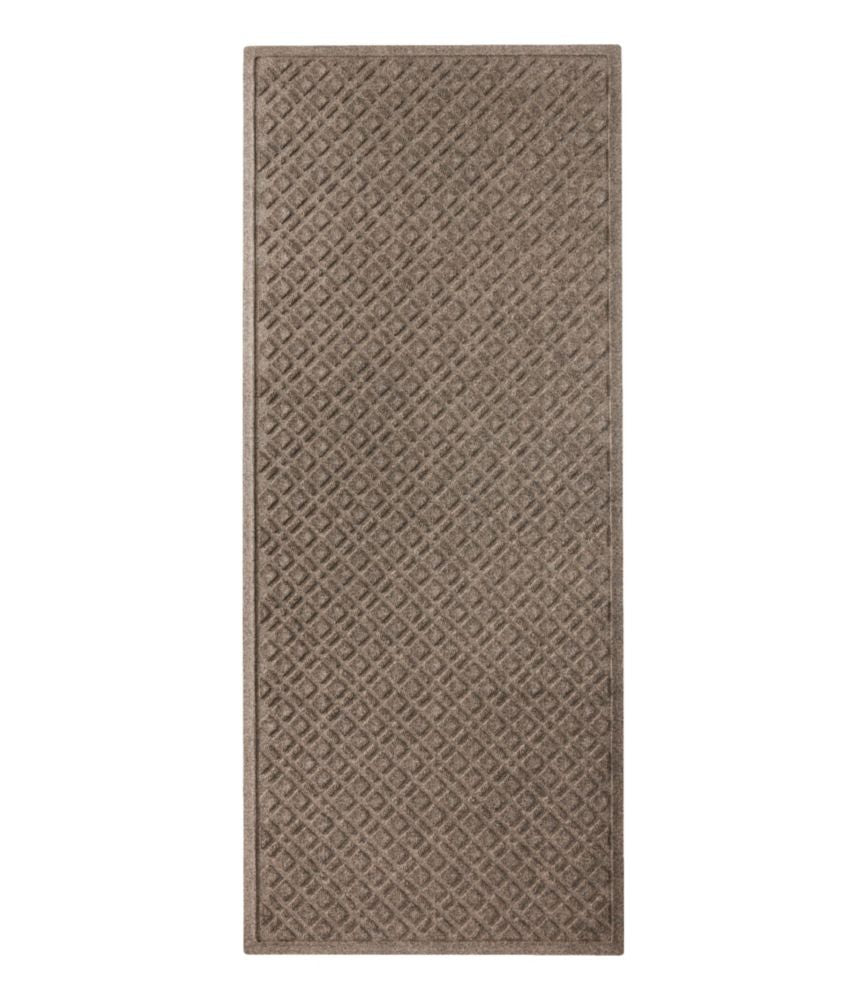 Heavyweight Recycled Waterhog Mat, Runner, Plaid - US 9501