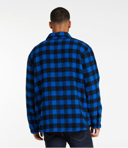 Men's Maine Guide Sherpa Lined Wool Shirt - US 0277
