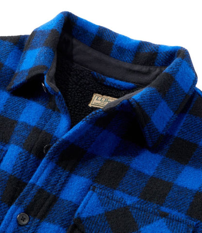 Men's Maine Guide Sherpa Lined Wool Shirt - US 0277