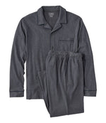 Men's Bean's Cotton Knit Pajamas, Button-Front PJ Set - US 4128