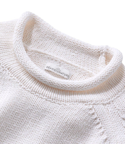 Women's Signature Original Cotton Sweater, Rollneck Novelty - US 0537