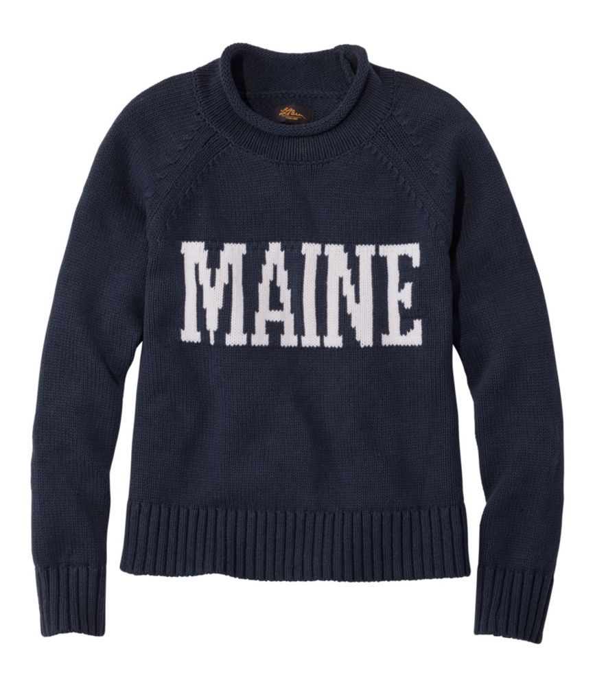 Women's Signature Original Cotton Sweater, Rollneck Novelty - US 2617