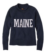 Women's Signature Original Cotton Sweater, Rollneck Novelty - US 2617