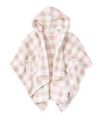 Cozy Sherpa Wearable Throw, Plaid - US 8176