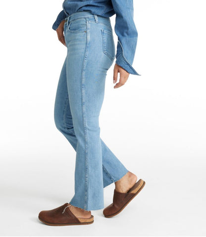 Women's L.L.Bean Everyday Stretch Jeans, High-Rise Mini Bootcut Ankle - US 6295