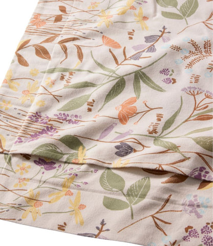 Birch Floral Flannel Comforter Cover Collection - US 6476