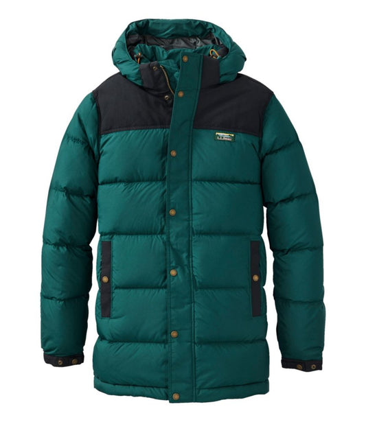 Men's Mountain Classic Down Parka, Colorblock - US 5664