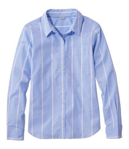 Women's Essential Cotton Poplin Shirt, Long-Sleeve - US 1490