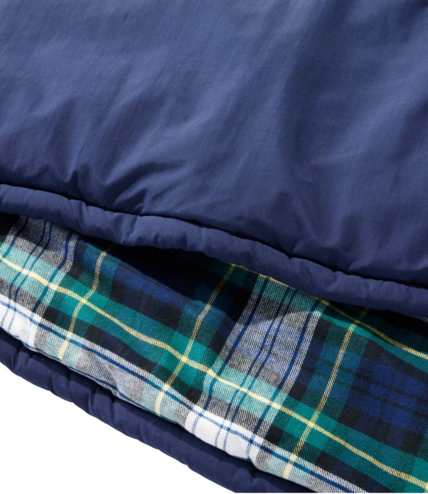 Adults' L.L.Bean Flannel Lined Camp Sleeping Bag, 20° - US 0142