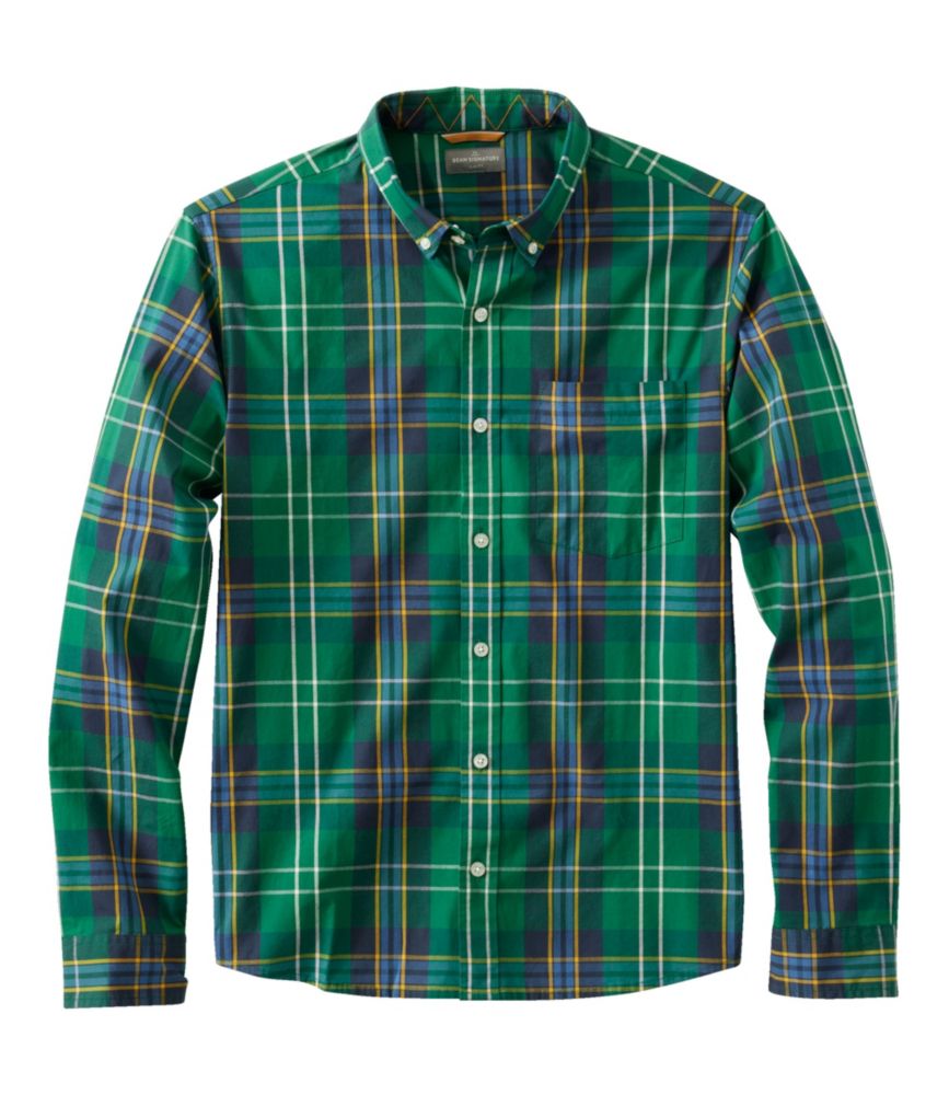 Men's Signature Stretch Poplin Shirt, Long-Sleeve, Slim Fit - US 5152