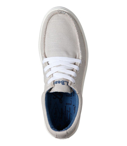 Women's Higgins Beach 4-Eye Lace-Up Shoes, Canvas - US 4298