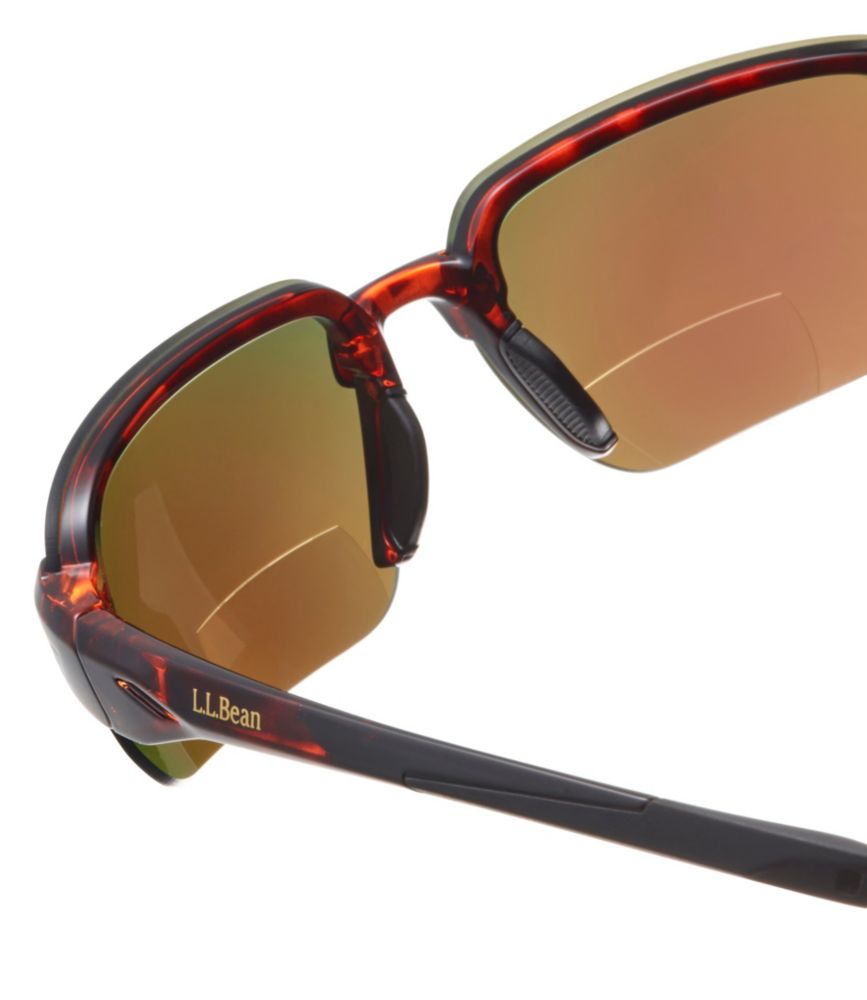 Adults' L.L.Bean Polarized Performance BiFocal Rimless Mirror Sunglasses - US 1757