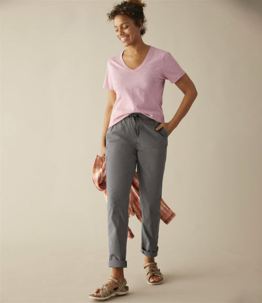 Women's Stretch Ripstop Pull-On Pants, Slim-Leg - US 5924