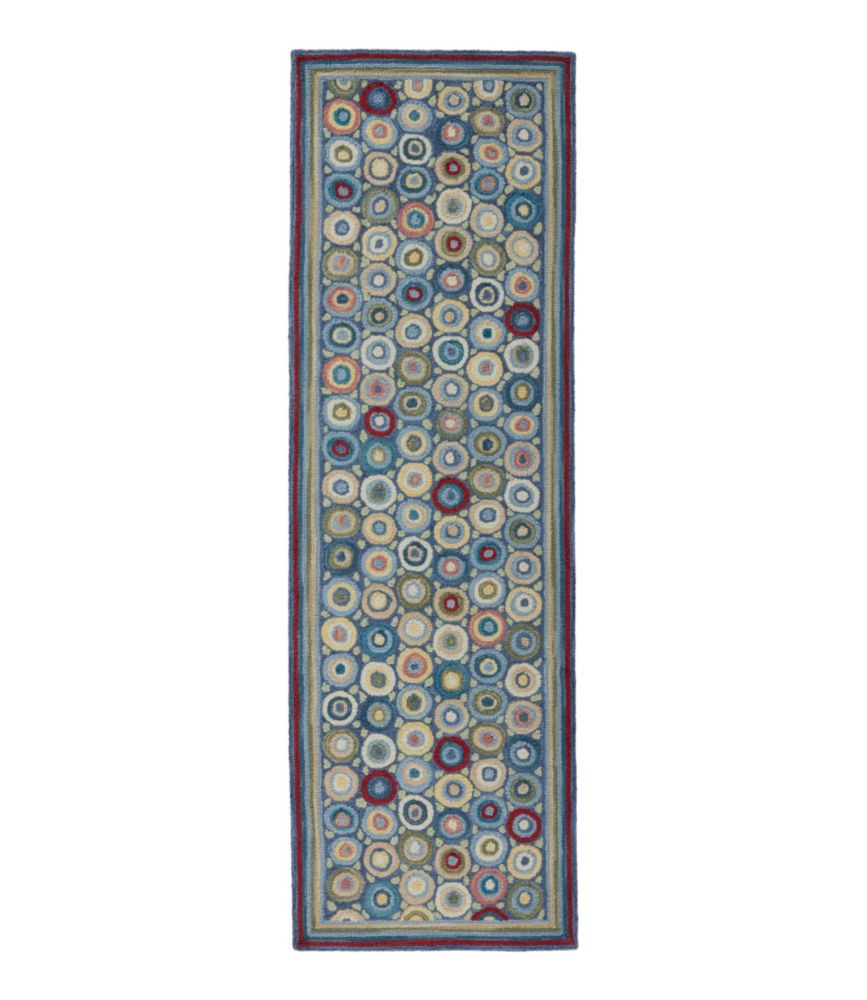 Bean's Wool Hooked Runner, Coins - US 5379