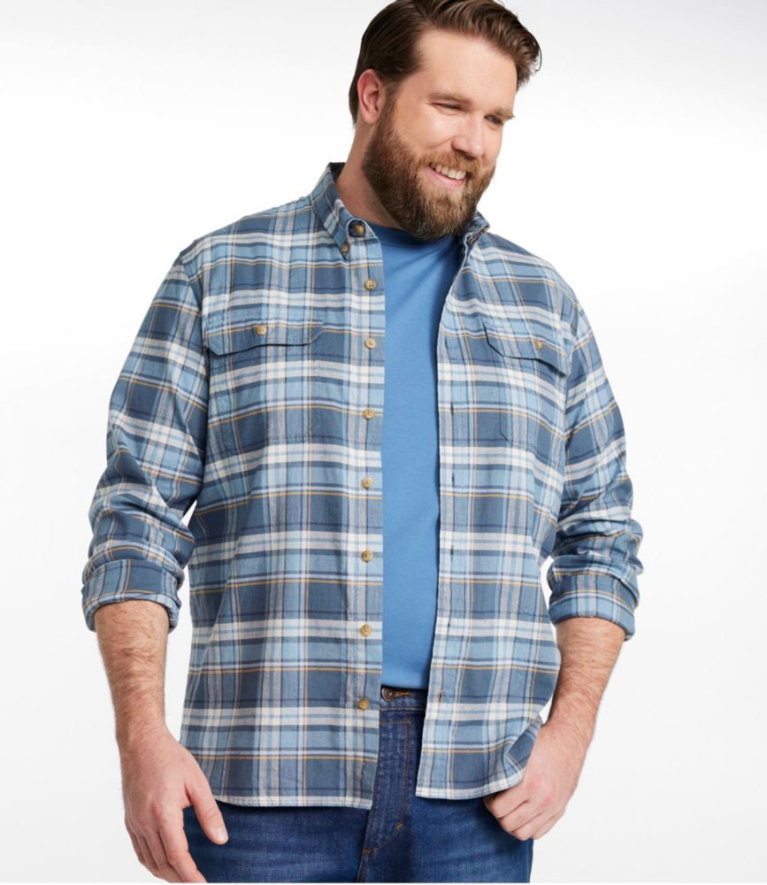 Men's Stonecoast Hemp Shirt, Long-Sleeve, Slightly Fitted Untucked Fit - US 6373
