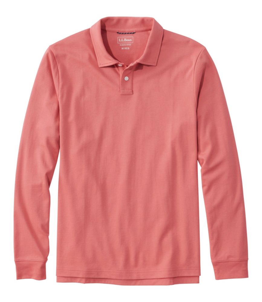 Men's Comfort Stretch Performance® Polo, Long-Sleeve, Slightly Fitted - US 0007