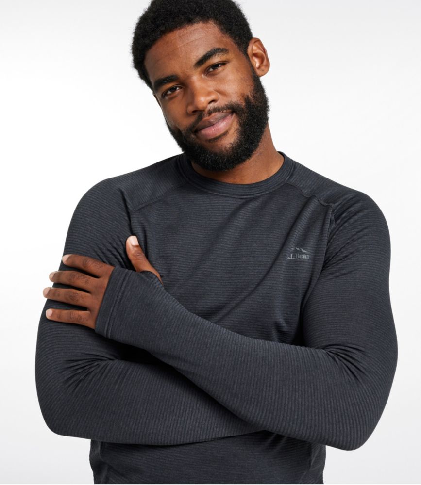 Men's L.L.Bean Midweight Base Layer Crew Top - US 3163
