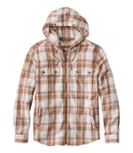 Men's 1912 Field Flannel Shirt, Hooded, Slightly Fitted Untucked Fit, Plaid - US 1077