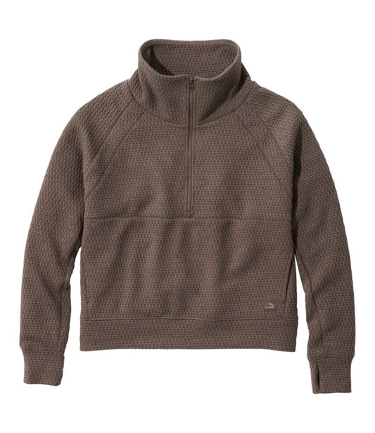 Women's Ridgeknit Half-Zip Pullover, Oversized - US 2537