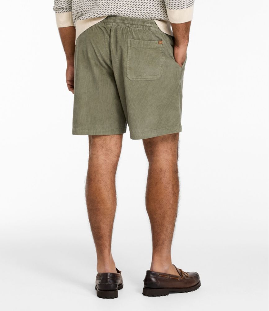 Men's Wide-Wale Cord Pull-On Shorts, 7" - US 2032