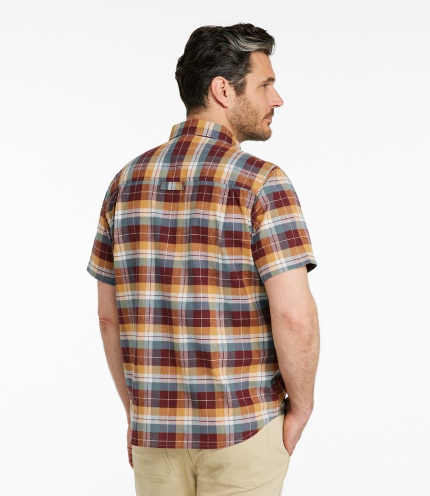 Men's Stonecoast Hemp Shirt, Short-Sleeve, Slightly Fitted Untucked Fit - US 7171