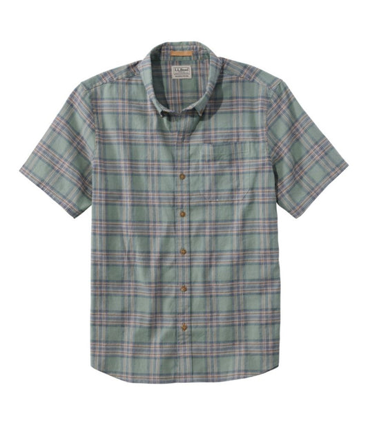 Men's Stonecoast Hemp Shirt, Short-Sleeve, Slightly Fitted Untucked Fit - US 0819